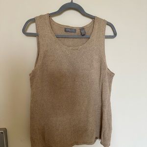 Brown Knit Tank